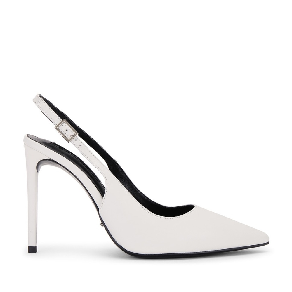 Tony Bianco Asti White Slingback Heels